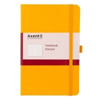 Книга записна Partner, 125*195 мм, А5-, 96 аркушів, клітинка, жовта Книга записна Partner, 125*195 мм, А5-, 96 аркушів, клітинка, жовта