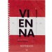 Блокнот на спіралі, тверда обкл. Vienna, А5, 96 аркушів, 8032-07-A 