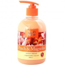 Крем-мило Fresh Juice персик+магнолія 460г з дозатором