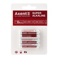 Батарейки AXENT ААА LR03 1.5V,4 шт. (лужні) Батарейки AXENT ААА LR03 1.5V,4 шт. (лужні)