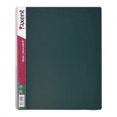 Папка на 4-х кільцях, А4 35 мм, зелена, 1208-05-A