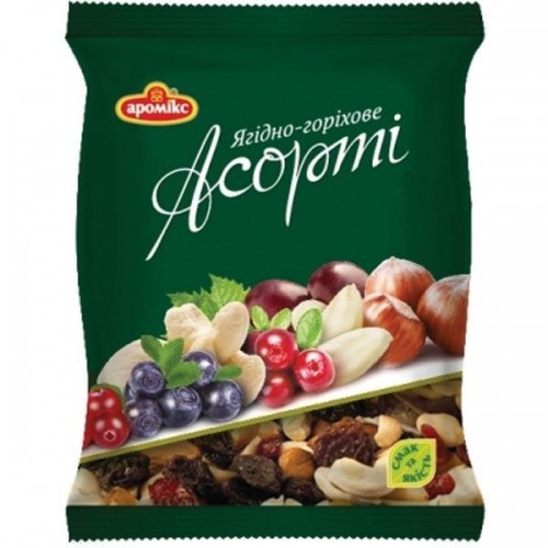 Ассорти ягодно-ореховое Аромикс, 200г, 4820024153126 Ассорти ягодно-ореховое Аромикс, 200г, 4820024153126