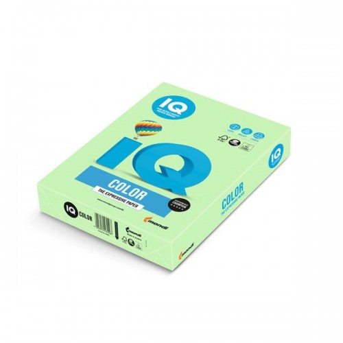 Папір кольоровий IQ А4 80 г/м2 500 аркушів Medium Green, MG28 Папір кольоровий IQ А4 80 г/м2 500 аркушів Medium Green, MG28
