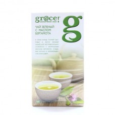 Чай GR@CE 25 пак Green With Bergamot oil с маслом бергамота, 5060207690416