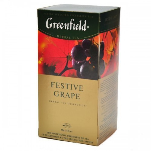 Чай Greenfield Festive Grape, 25 пак. Чай Greenfield Festive Grape, 25 пак.