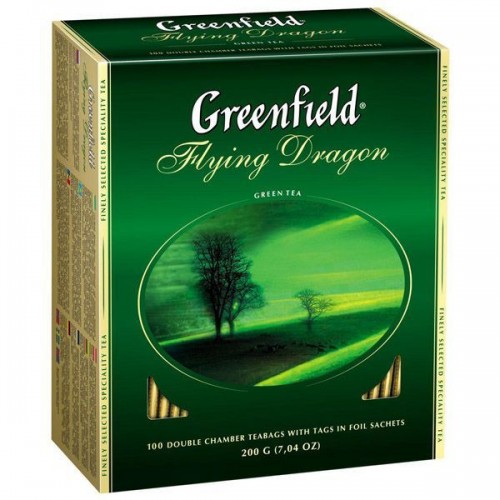 Чай Greenfield Flying Dragon, 100 пак. Чай Greenfield Flying Dragon, 100 пак.