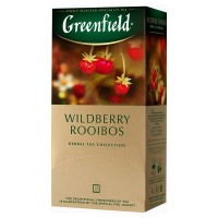 Чай Гринфилд, 25 пак Wildberry Rooibos (земляника-клюква), 4823096805832
