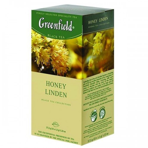 Чай Гринфилд Honey Linden 1,5гр.х25шт Чай Гринфилд Honey Linden 1,5гр.х25шт