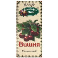 Чай Карпатский Вишня, 20 пак.