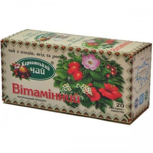 Чай Карпатский Витаминный, 20 пак. Чай Карпатский Витаминный, 20 пак.