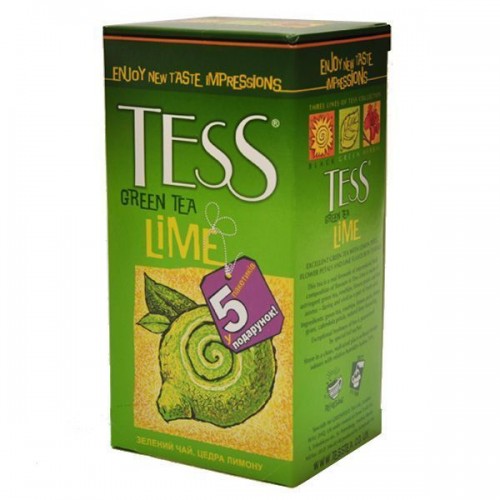 Чай Tess Lime зеленый с лаймом, 25 пак. Чай Tess Lime зеленый с лаймом, 25 пак.