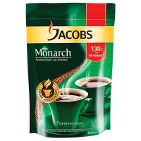Кофе растворимый Jacobs Monarch в пакете 120 г, 20456