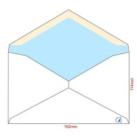 Конверт з трикутним клапаном С6, TAC6RB