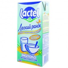 Молоко 1л  1,5%  Lactel низьколактозне