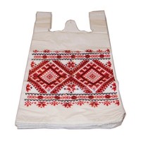 Пакет майка Вишиванка 30+16х54см, 100 шт.