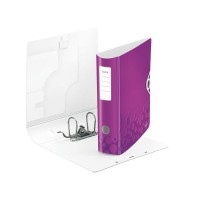Папка-реєстратор Leitz Active WOW 180°,  80 mm, колір фіолетовий, 11060062