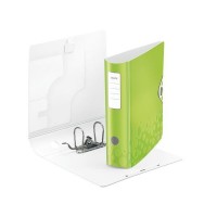  Папка-реєстратор Leitz Active WOW 180°,  80 mm, колір зелений, 11060054