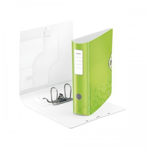 Папка-реєстратор Leitz Active WOW 180°, 80 mm, колір зелений, 11060054 Папка-реєстратор Leitz Active WOW 180°, 80 mm, колір зелений, 11060054