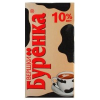 Сливки Буренка 10%, 500 г