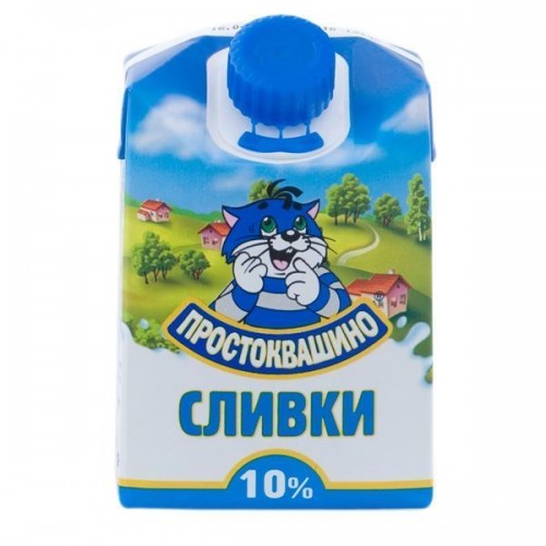 Сливки Простоквашино 10%, 200 г Сливки Простоквашино 10%, 200 г